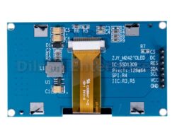 OLED17Pin Blue White Color24 3