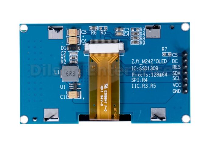 OLED17Pin Blue White Color24 3