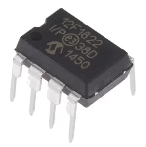 pic12f1822 i p 8 pin pic microcontroller