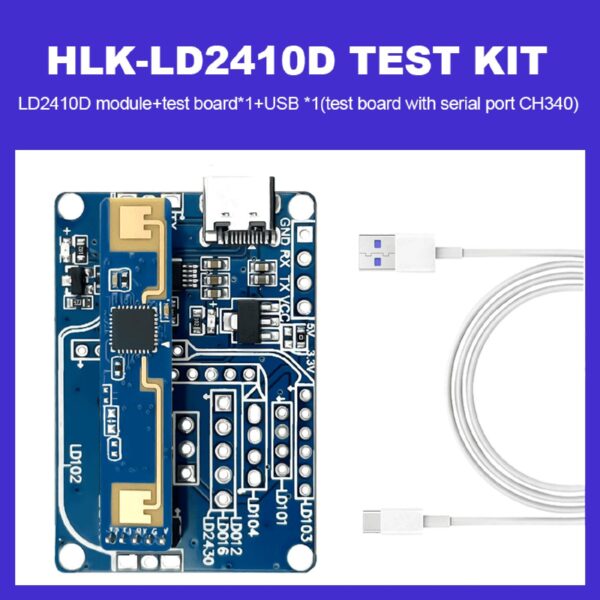 Hi-link HLK-LD2410D 24Ghz Human Presence Radar Sensor Kit Hi-link HLK-LD2410D 24Ghz Human Presence Radar Sensor Kit