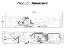 Hi-link HLK-LD2410D 24Ghz Human Presence Radar Sensor Module